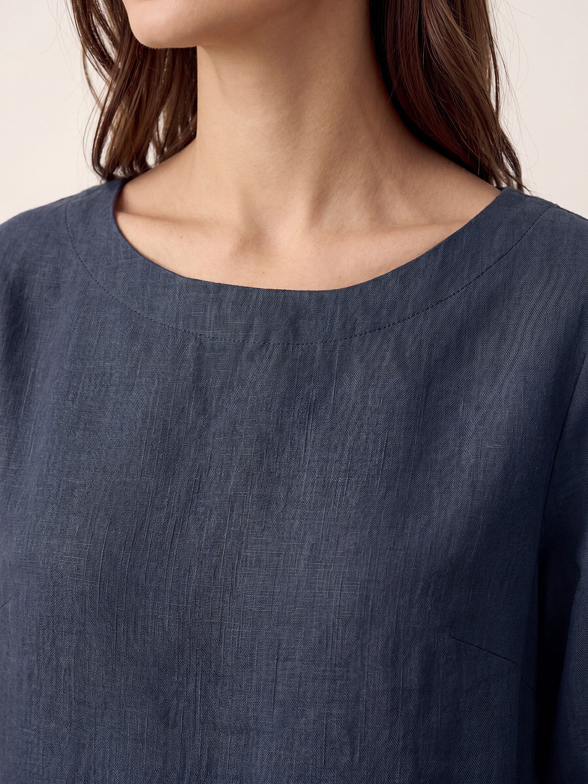 Casual two-piece set: linen cotton top and trousers – create a stylish look in 5 seconds