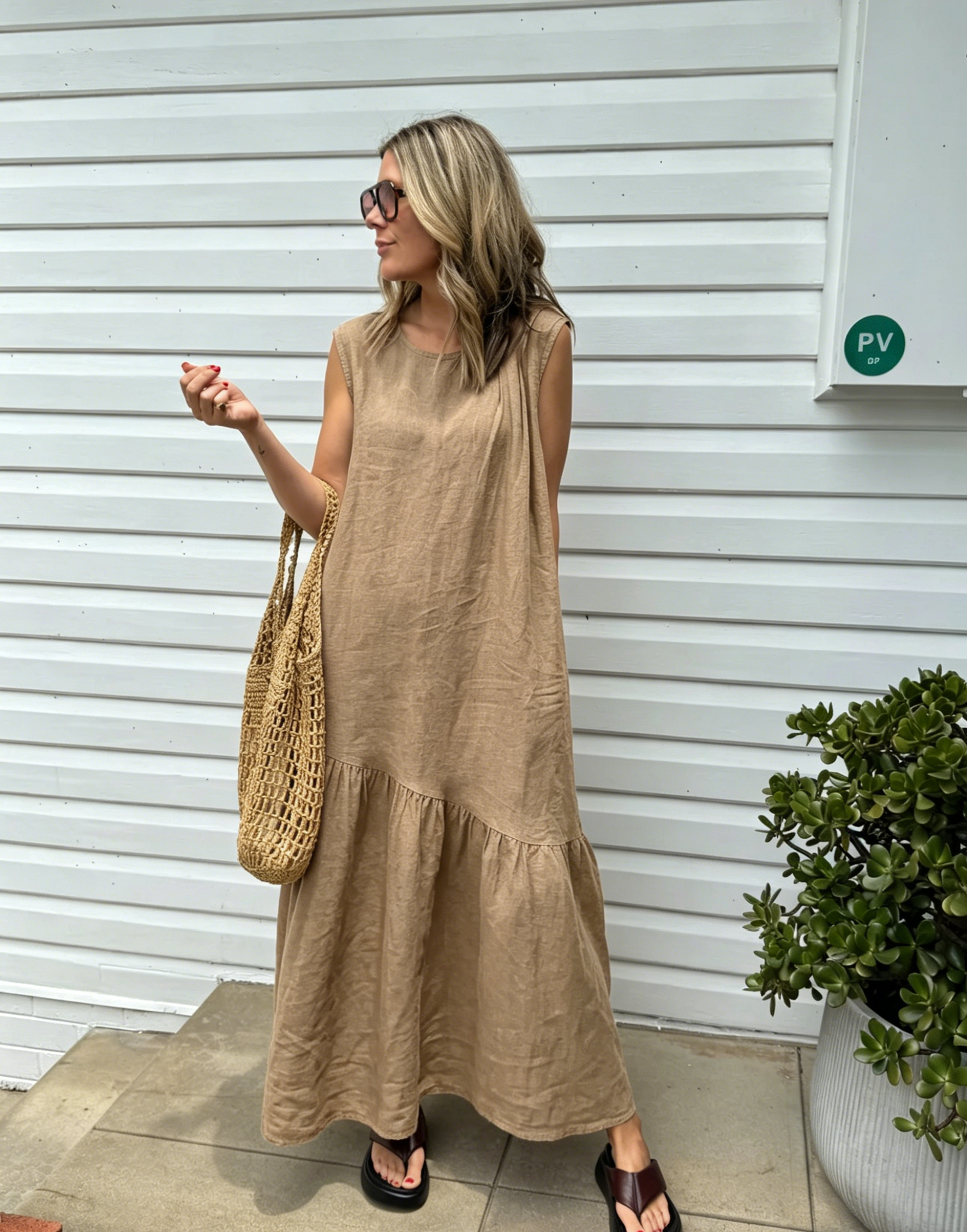 🌿Women's Linen Maxi Dress