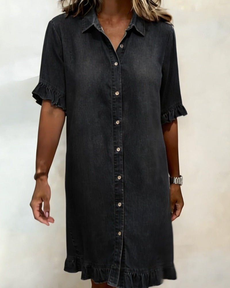 Button Front Shirt Dress