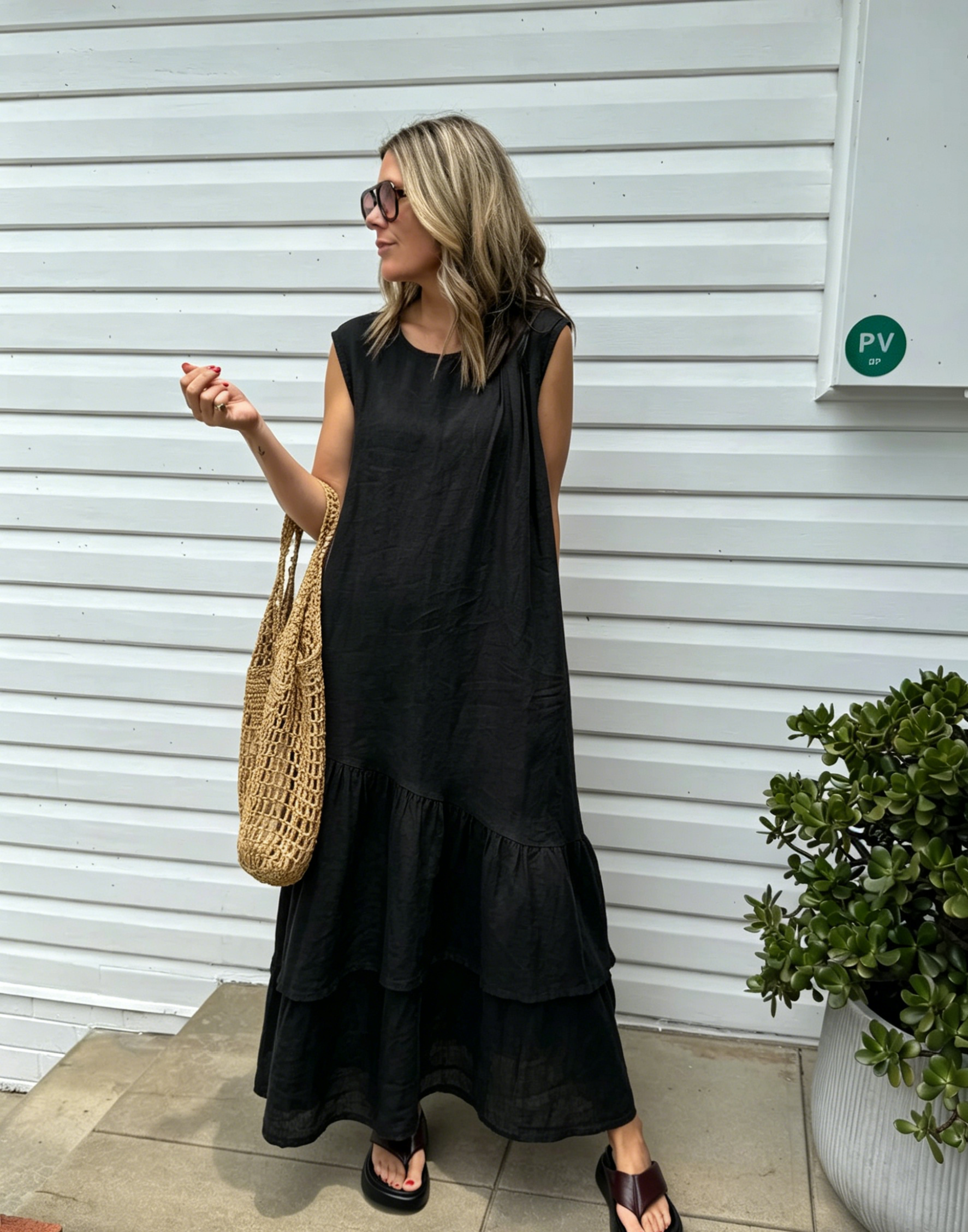 🌿Women's Linen Maxi Dress