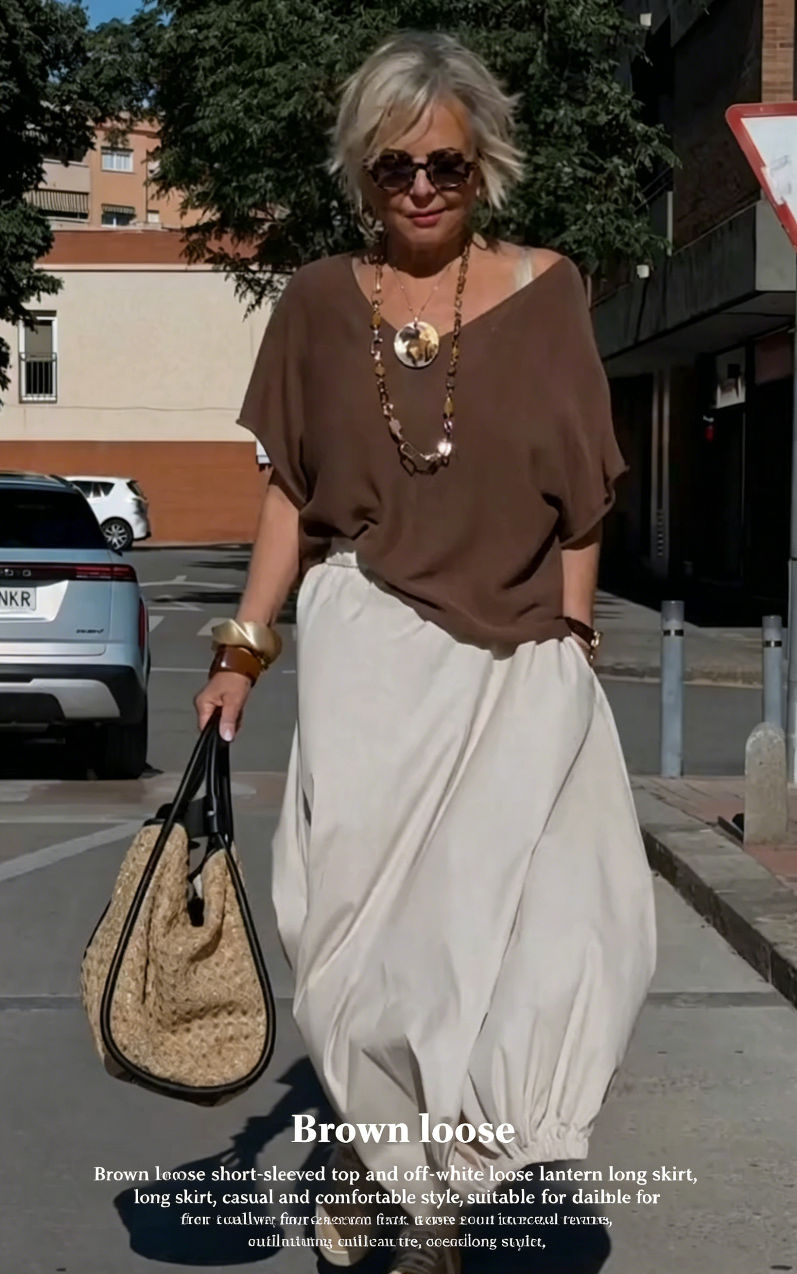 🌿Comfortable Set | Casual Linen BlendTop & Skirt Set