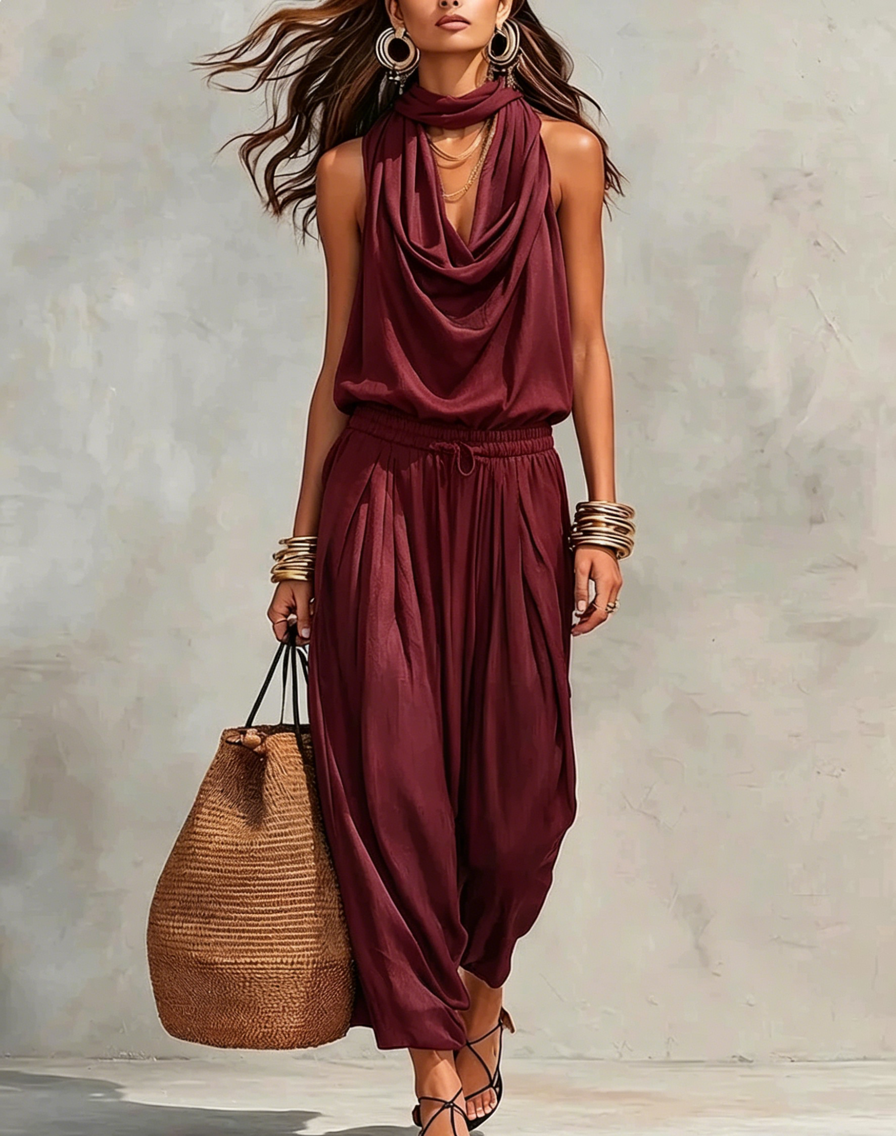 Nomadic Draped Pants Set