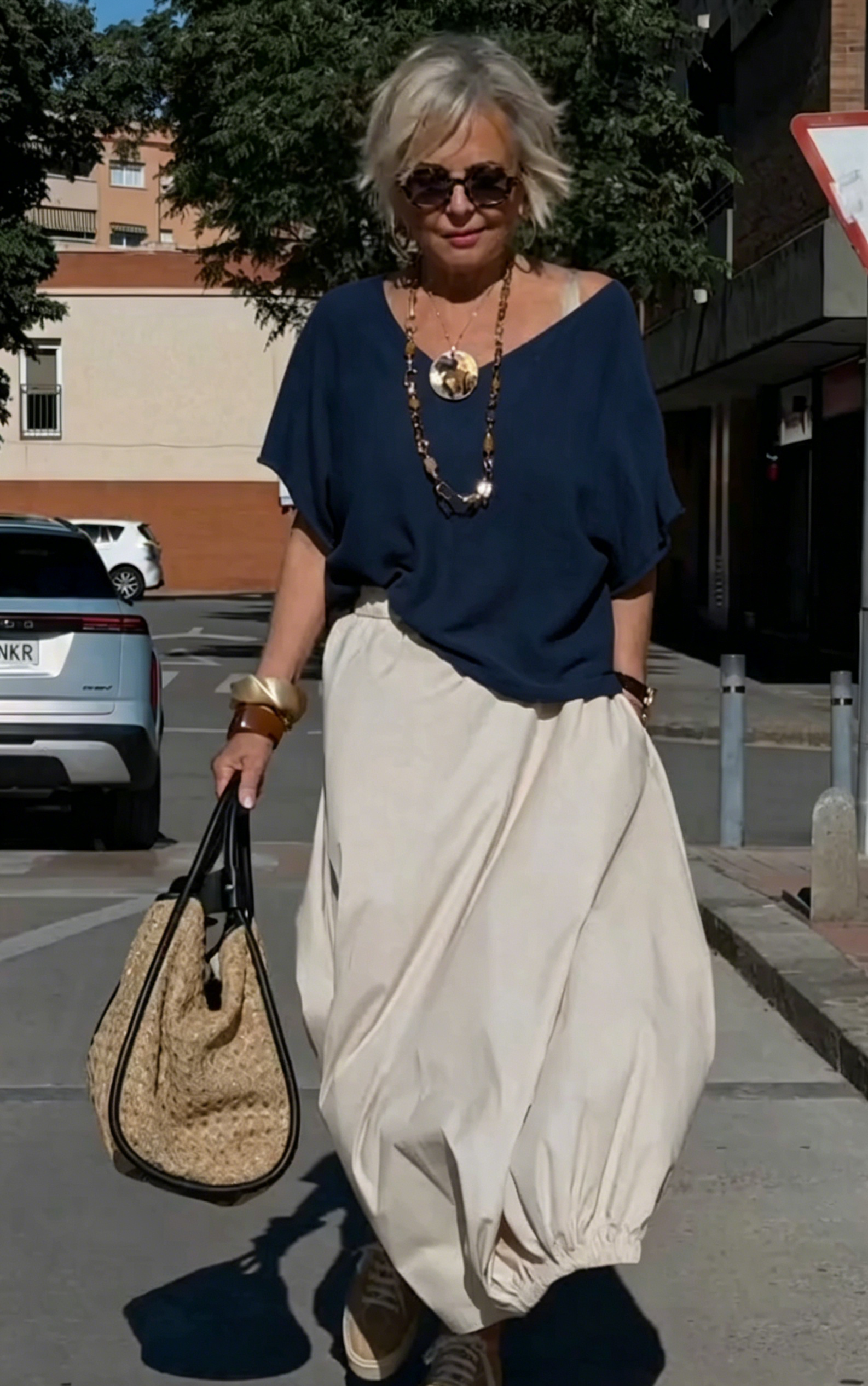 🌿Comfortable Set | Casual Linen BlendTop & Skirt Set