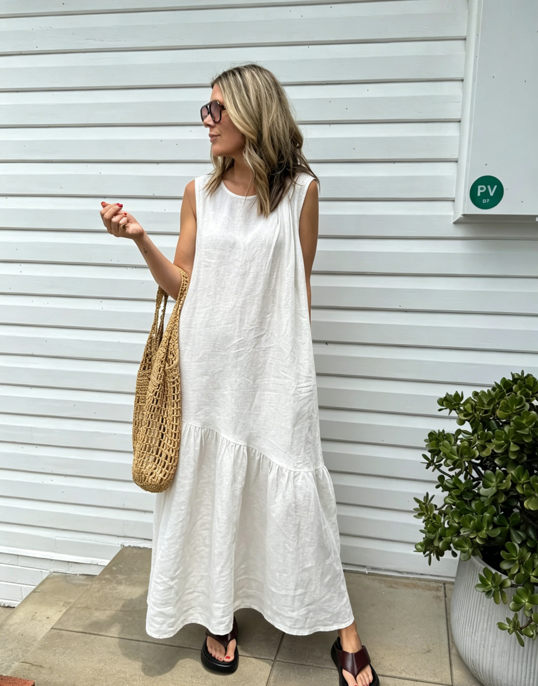 🌿Women's Linen Maxi Dress