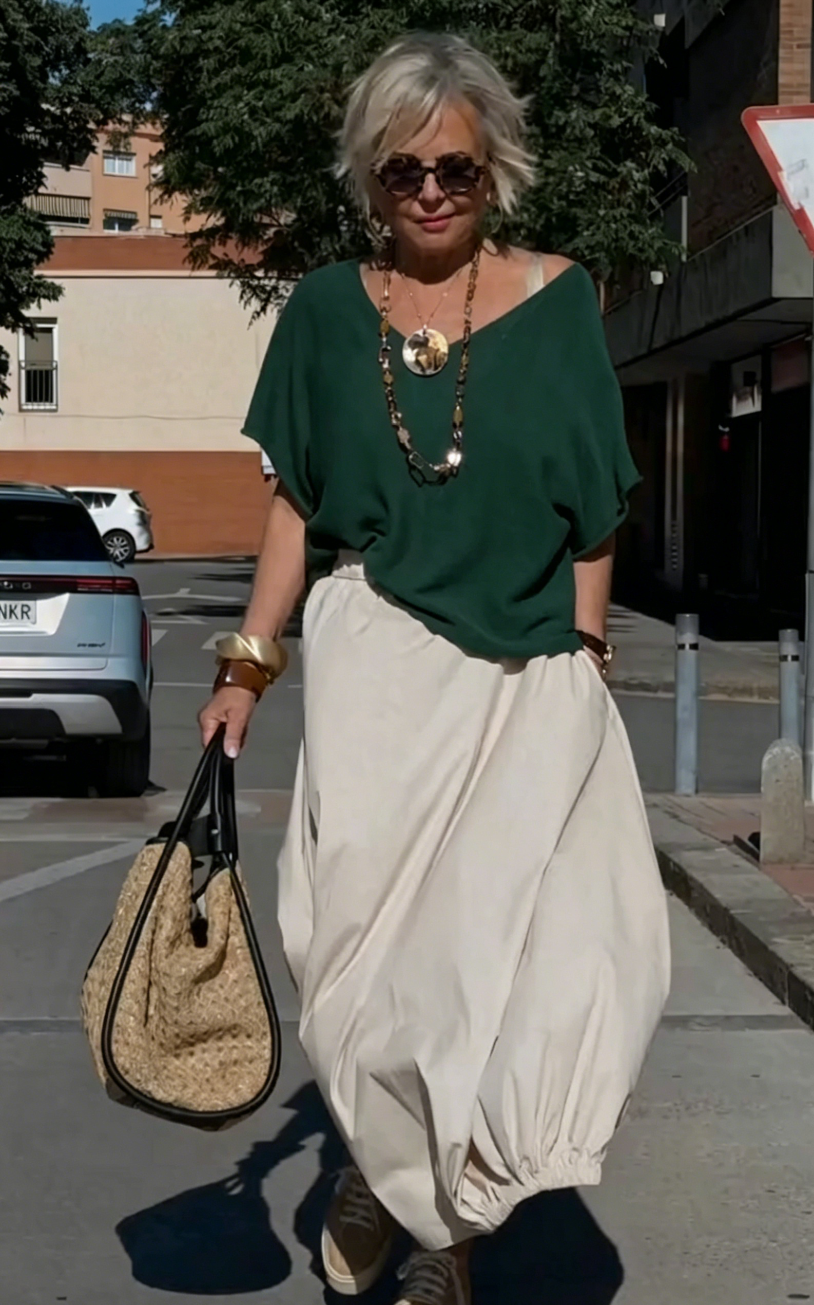 🌿Comfortable Set | Casual Linen BlendTop & Skirt Set