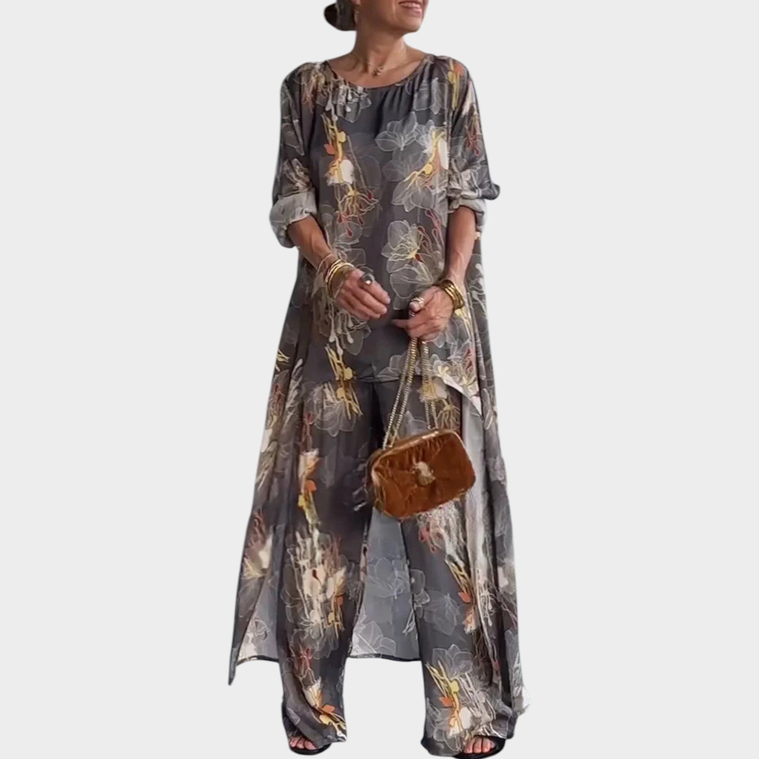 New Arrivals🔥Elegant Floral High-Low Set