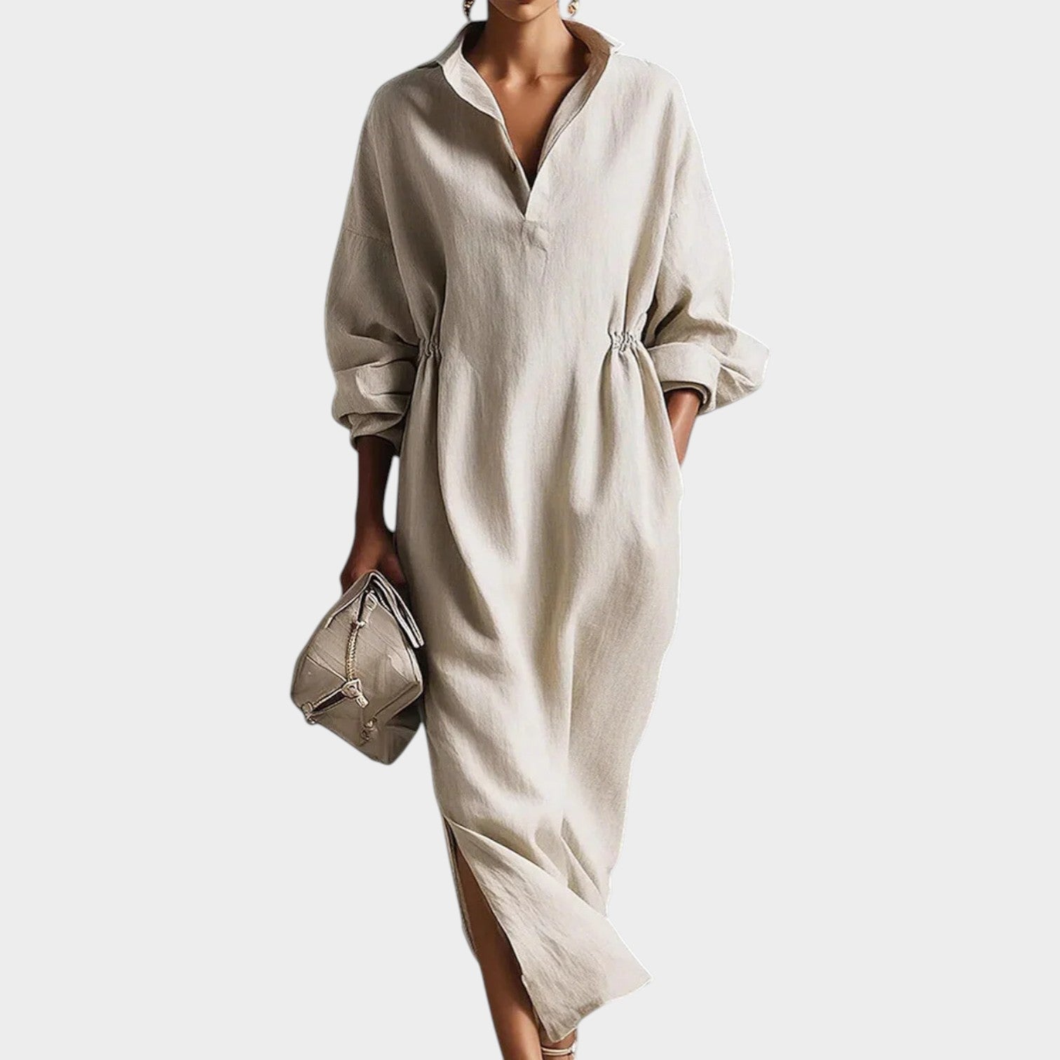 New Arrivals🔥Relaxed Midi Shirt Dress