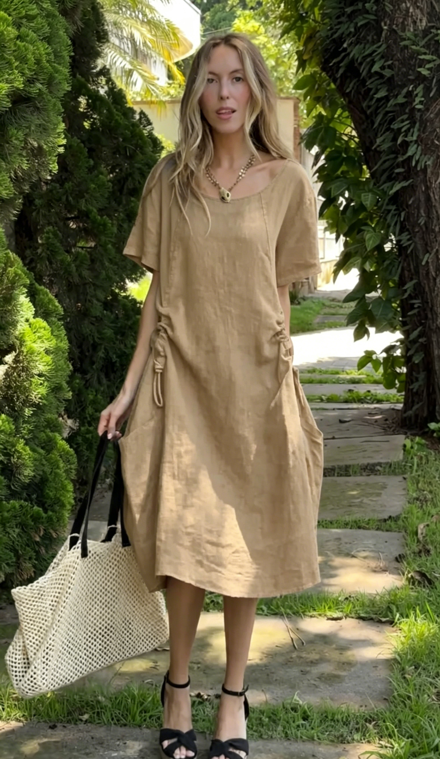 🌿New Linen🔥 Dress Casual Vacation Style