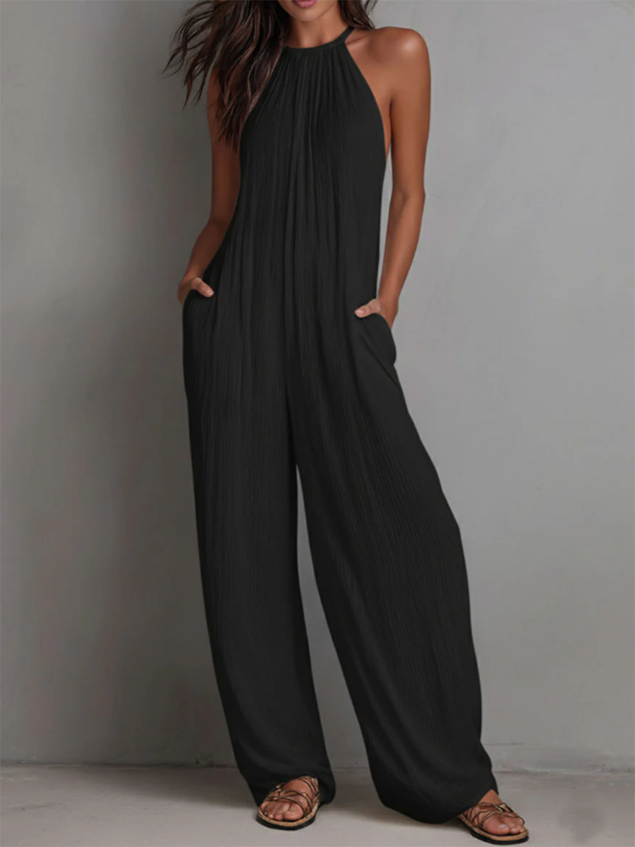 🌿New Linen Soft Textured Linen Jumpsuit