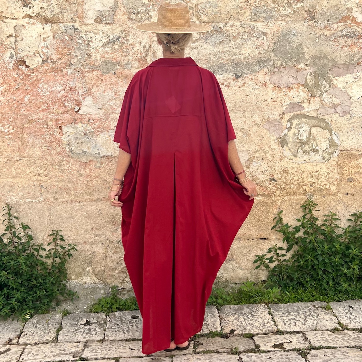 🌿 Casual Chic Linen Maxi Dress with Pockets