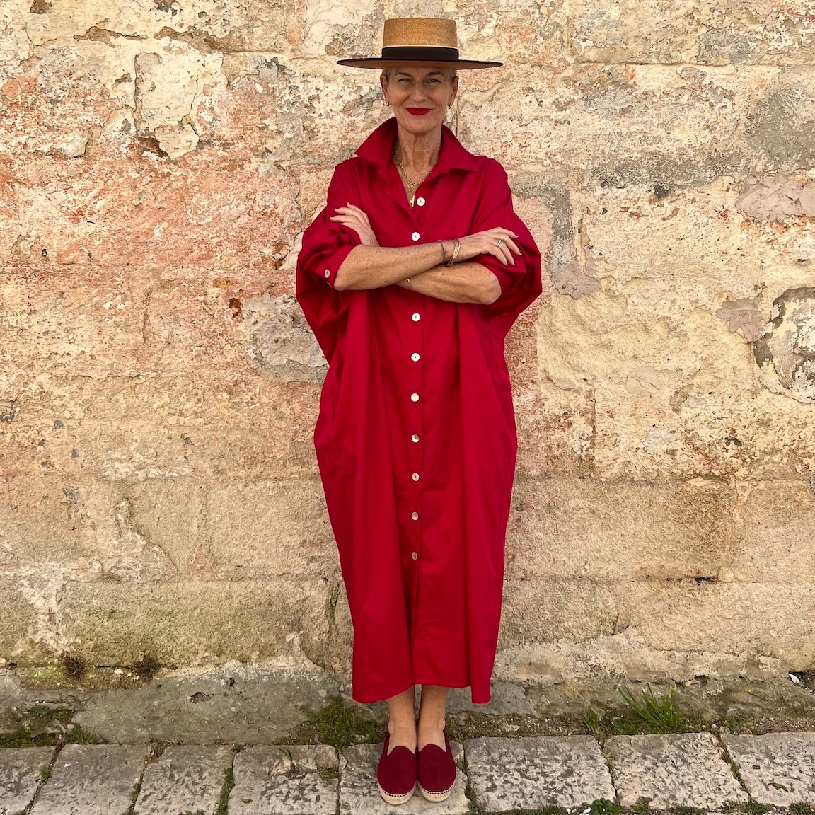 🌿Casual Linen And Cotton Oversize Shirt Dress