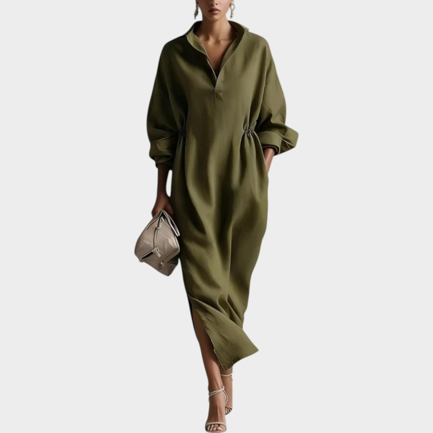 New Arrivals🔥Relaxed Midi Shirt Dress