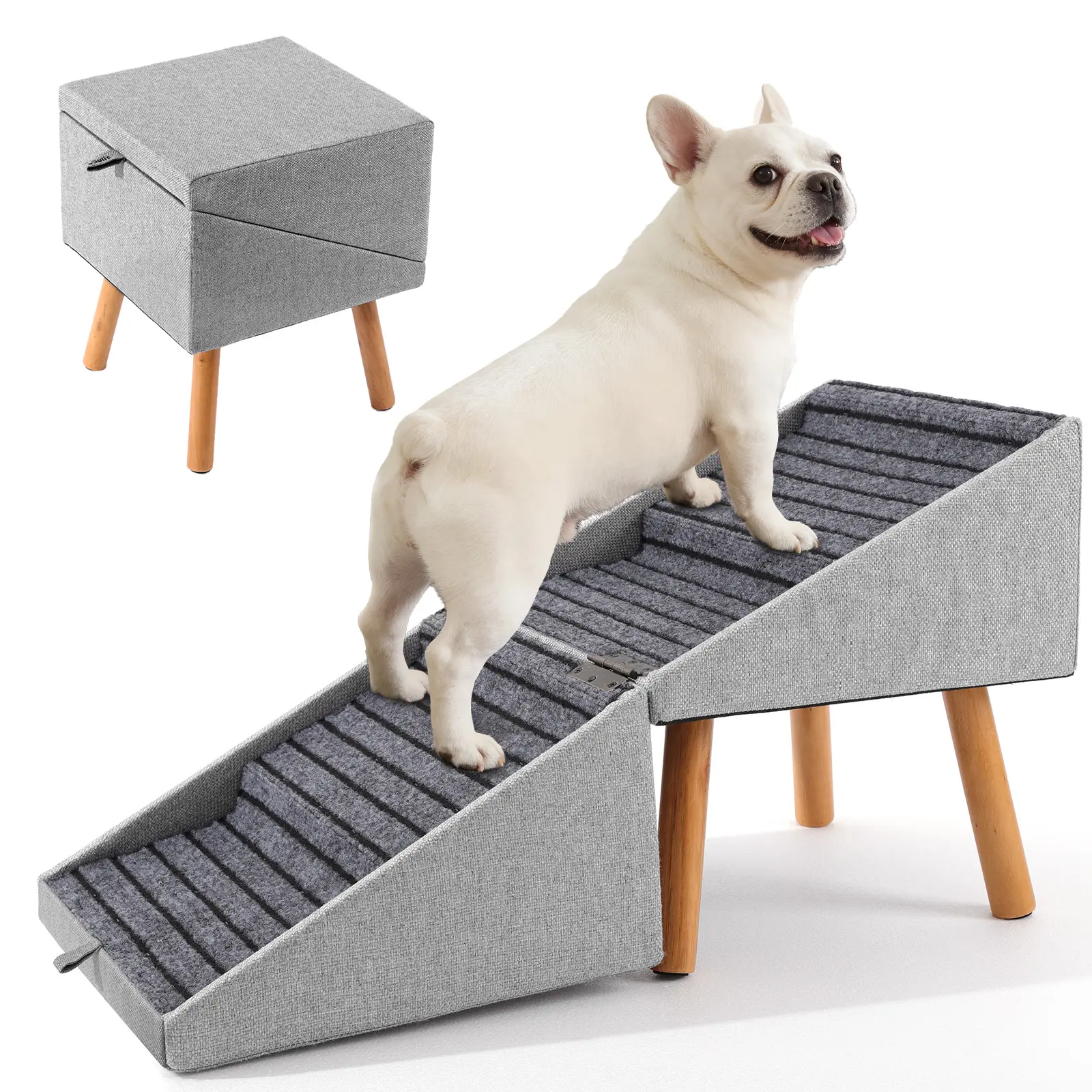 17'' Dog Stairs Ramp for Couch | for Senior,Small, Medium Dogs, Dachshund