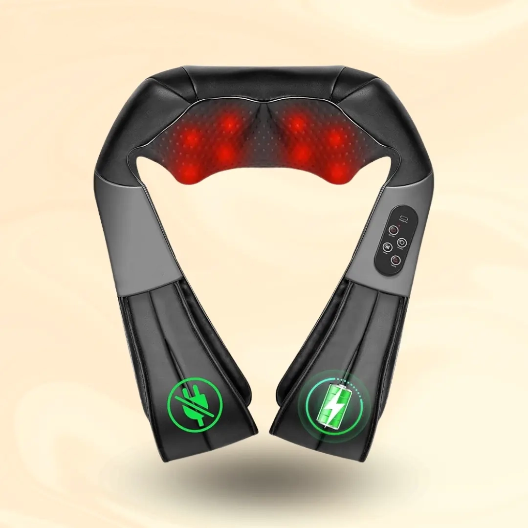 [Cordless] Neck Shoulder Back Massager with Heat