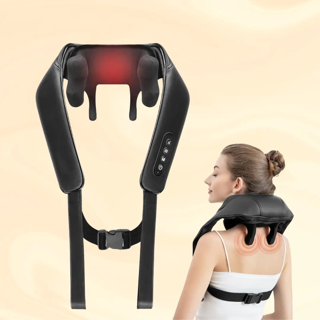 [Cordless] Neck Shoulder Back Massager with Heat