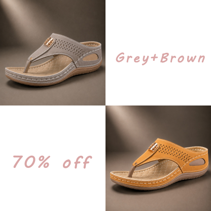 LAST DAY 70% OFF ✨ Women’s Breathable Comfort Walking Sandals – Arch Support & Non-Slip Sole