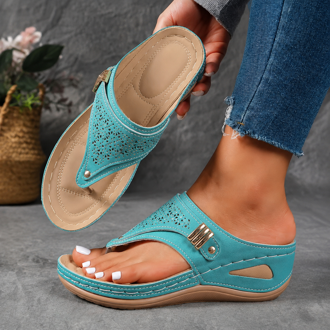 LAST DAY 70% OFF ✨ Breathable mesh sports sandals with non-slip sole