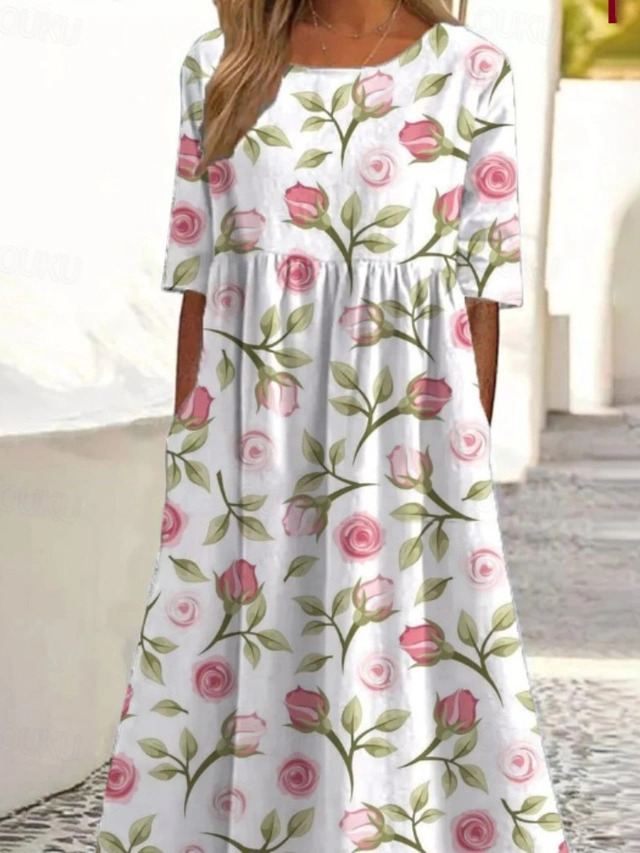 Haren | Women's Mid-Length Dress for Spring & Summer