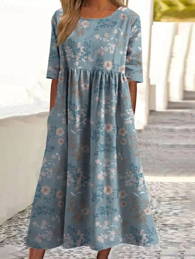 Haren | Women's Mid-Length Dress for Spring & Summer