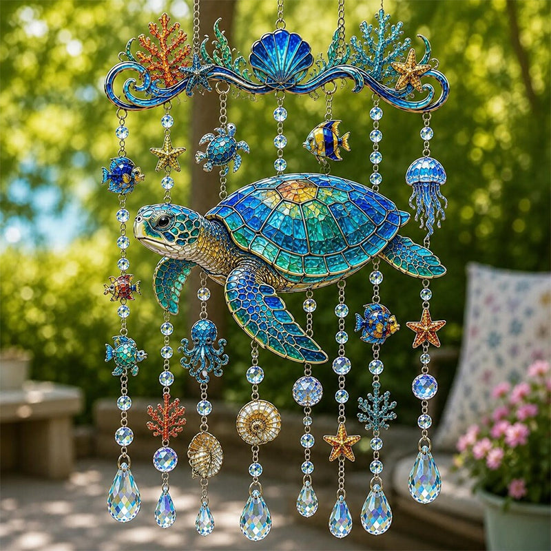 Sparkling Ocean Escape Suncatchers for Your Garden 🌊