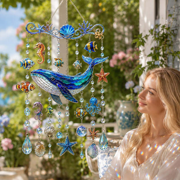 Sparkling Ocean Escape Suncatchers for Your Garden 🌊