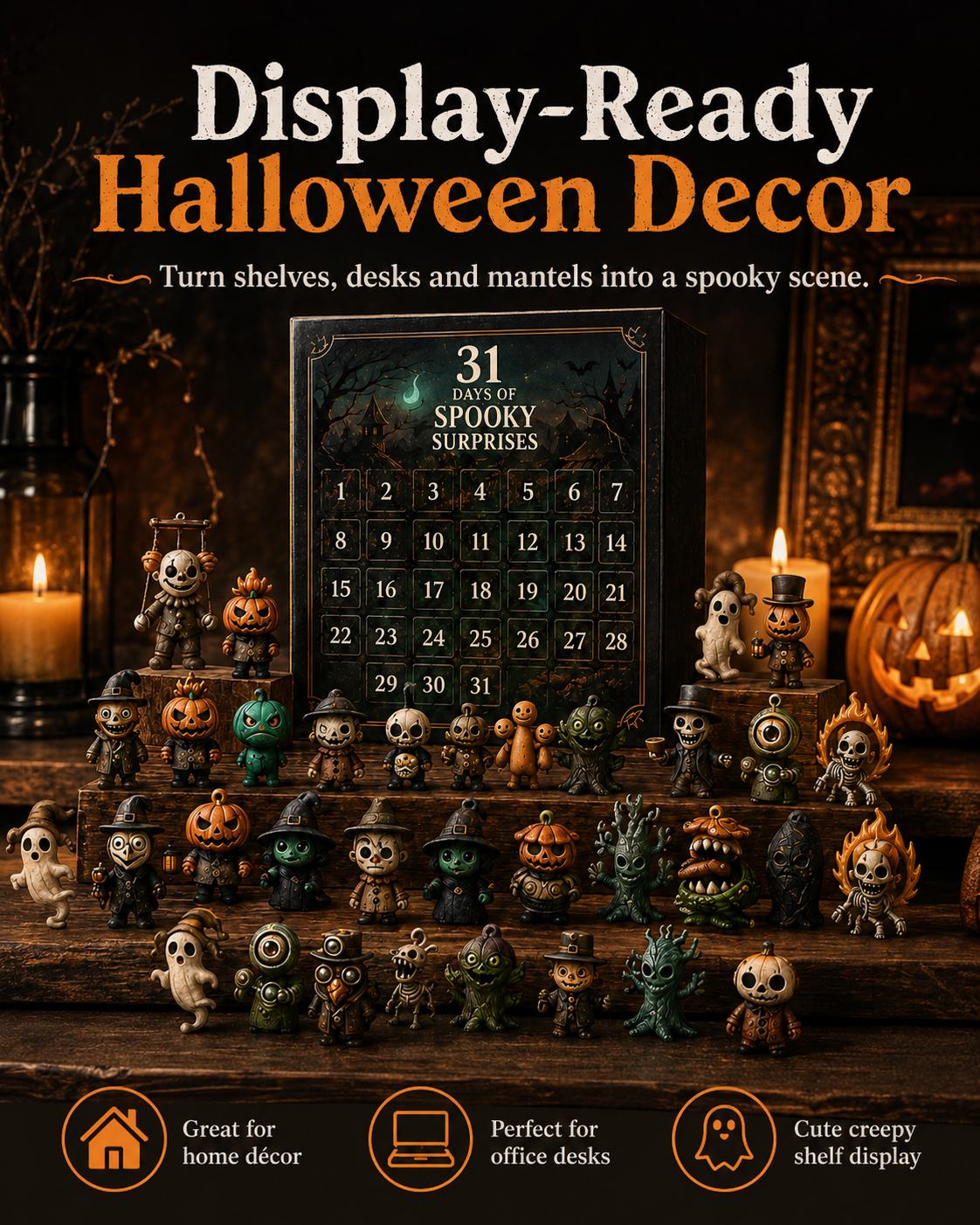 Spooky mini figurine décor