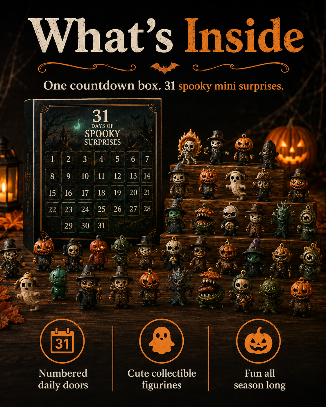 Halloween mini figurine collection