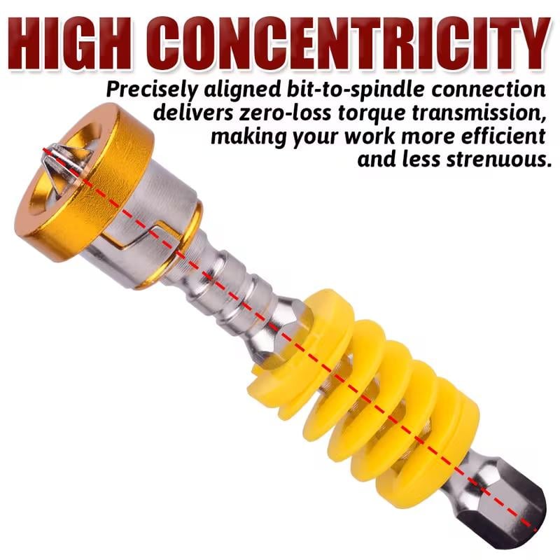 Pack Of 5 Magnetic Spring Loaded Screwdriver Bit Quickly Release Spring Mechanism For Electric Drills Power Tool fathersdaygift,father'sdaygifts Pack Of 5 Magnetic Spring Loaded Screwdriver Bit Quickly Release Spring Mechanism For Electric Drills Power Tool fathersdaygift,father'sdaygifts