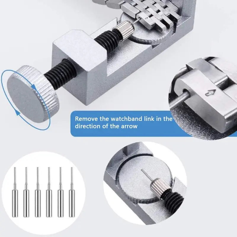 Watch link pin removal tool