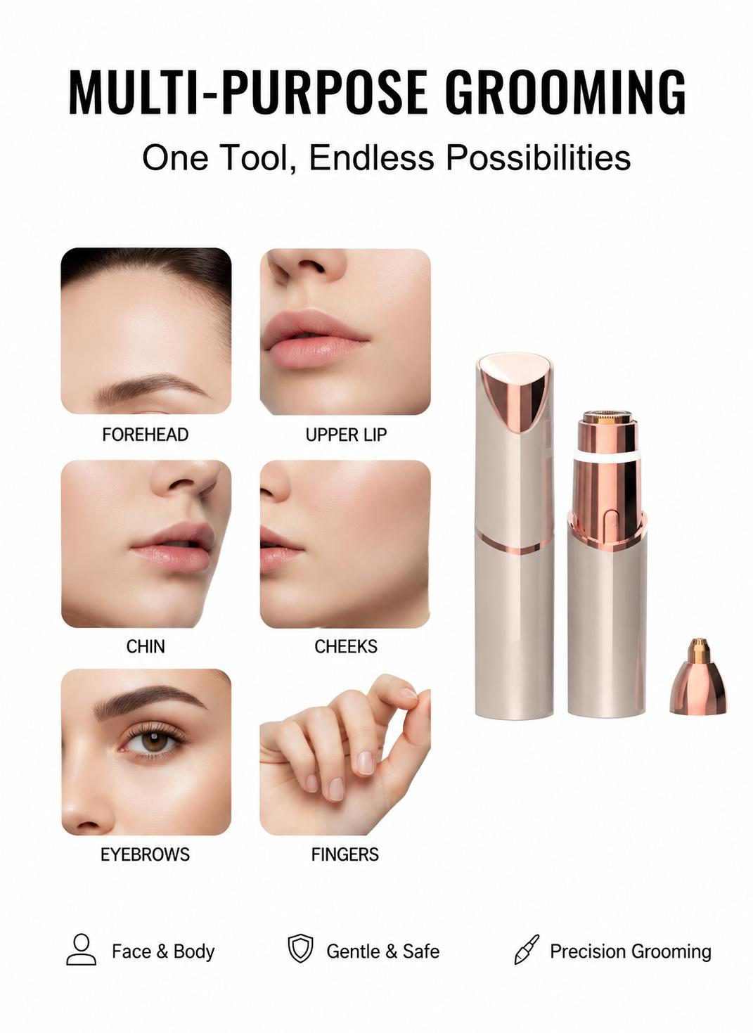 OANVA 2 in 1 facial & eyebrow hair trimmer for Women, Rechargeable Face Razor, Lip & Peach Fuzz Remover, Precision Eyebrow Shaper, Portable Painless Hair Removal Tool. OANVA 2 in 1 facial & eyebrow hair trimmer for Women, Rechargeable Face Razor, Lip & Peach Fuzz Remover, Precision Eyebrow Shaper, Portable Painless Hair Removal Tool.