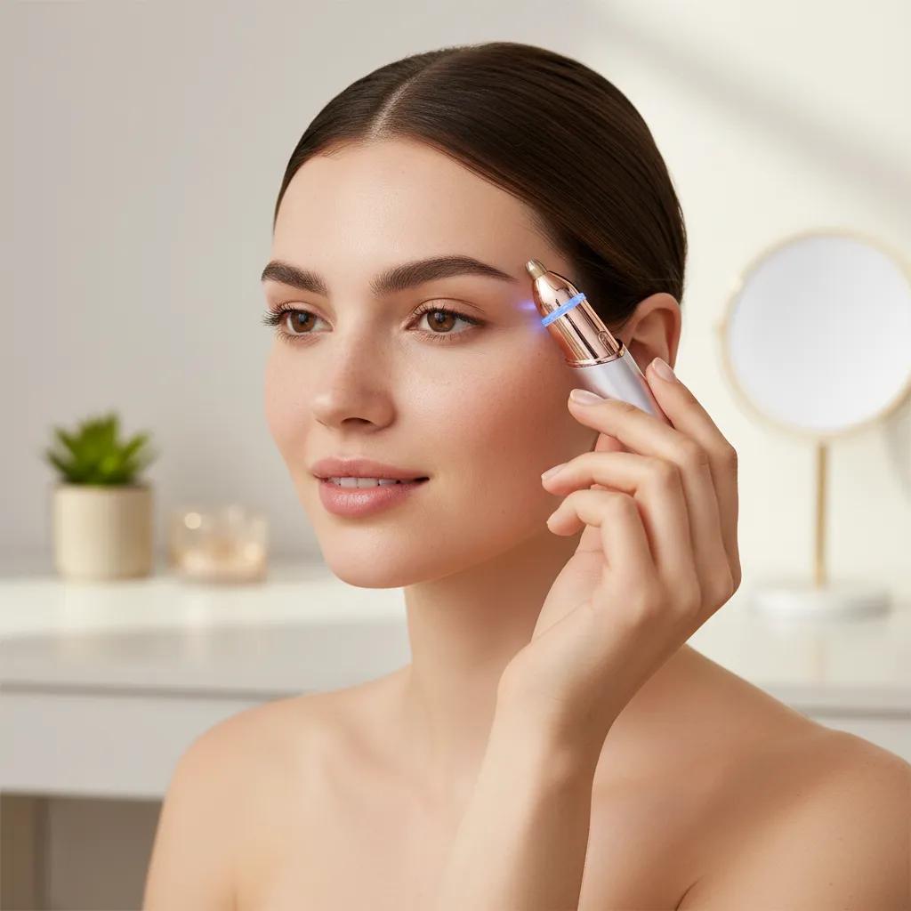 OANVA 2 in 1 facial & eyebrow hair trimmer for Women, Rechargeable Face Razor, Lip & Peach Fuzz Remover, Precision Eyebrow Shaper, Portable Painless Hair Removal Tool. OANVA 2 in 1 facial & eyebrow hair trimmer for Women, Rechargeable Face Razor, Lip & Peach Fuzz Remover, Precision Eyebrow Shaper, Portable Painless Hair Removal Tool.