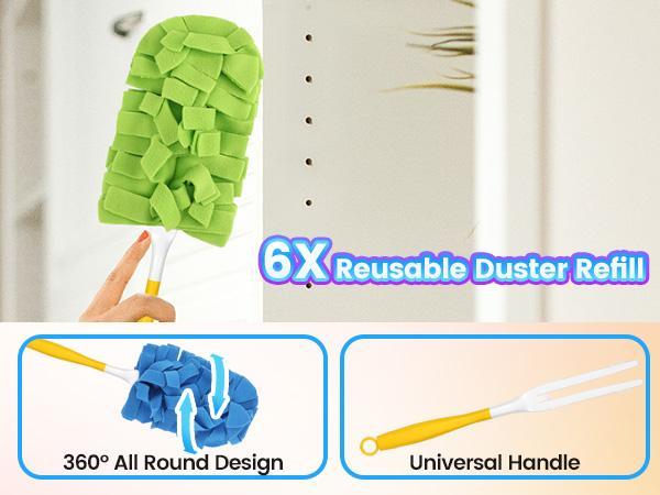 Microfiber cleaning duster