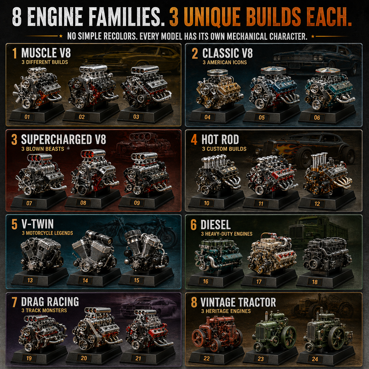 American engine legends Advent Calendar