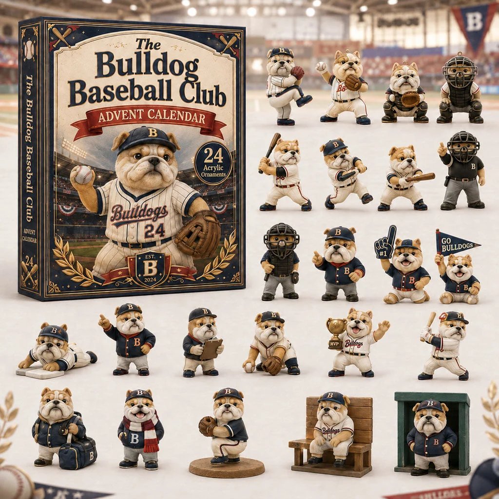 Dog and baseball fan gift