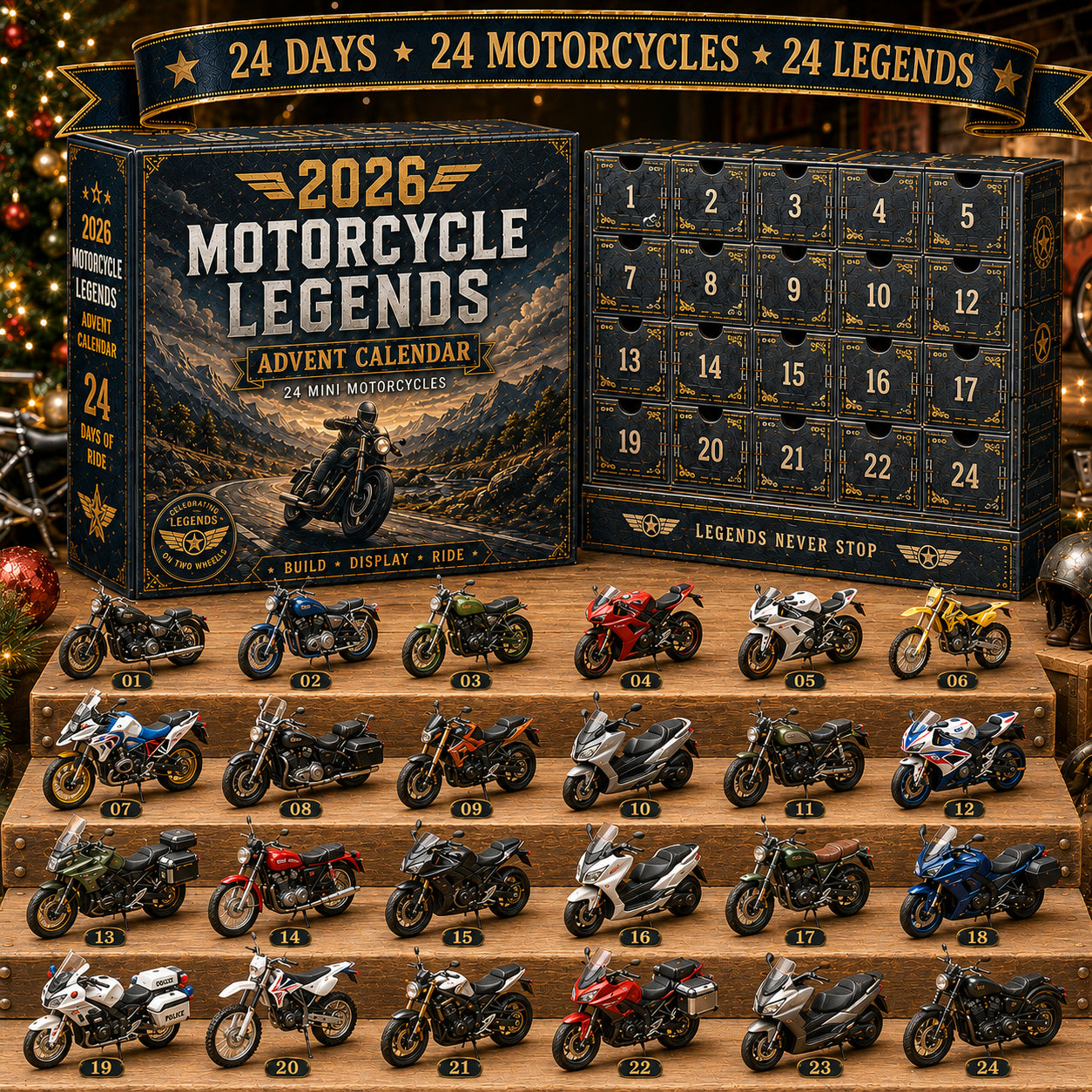2026 Motorcycle Advent Calendar