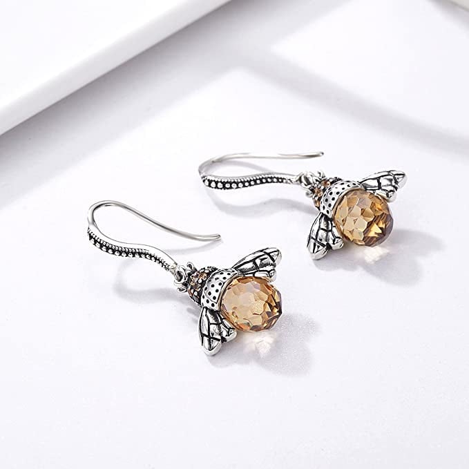 🔥Sterling Silver "Dancing Bee" Earrings