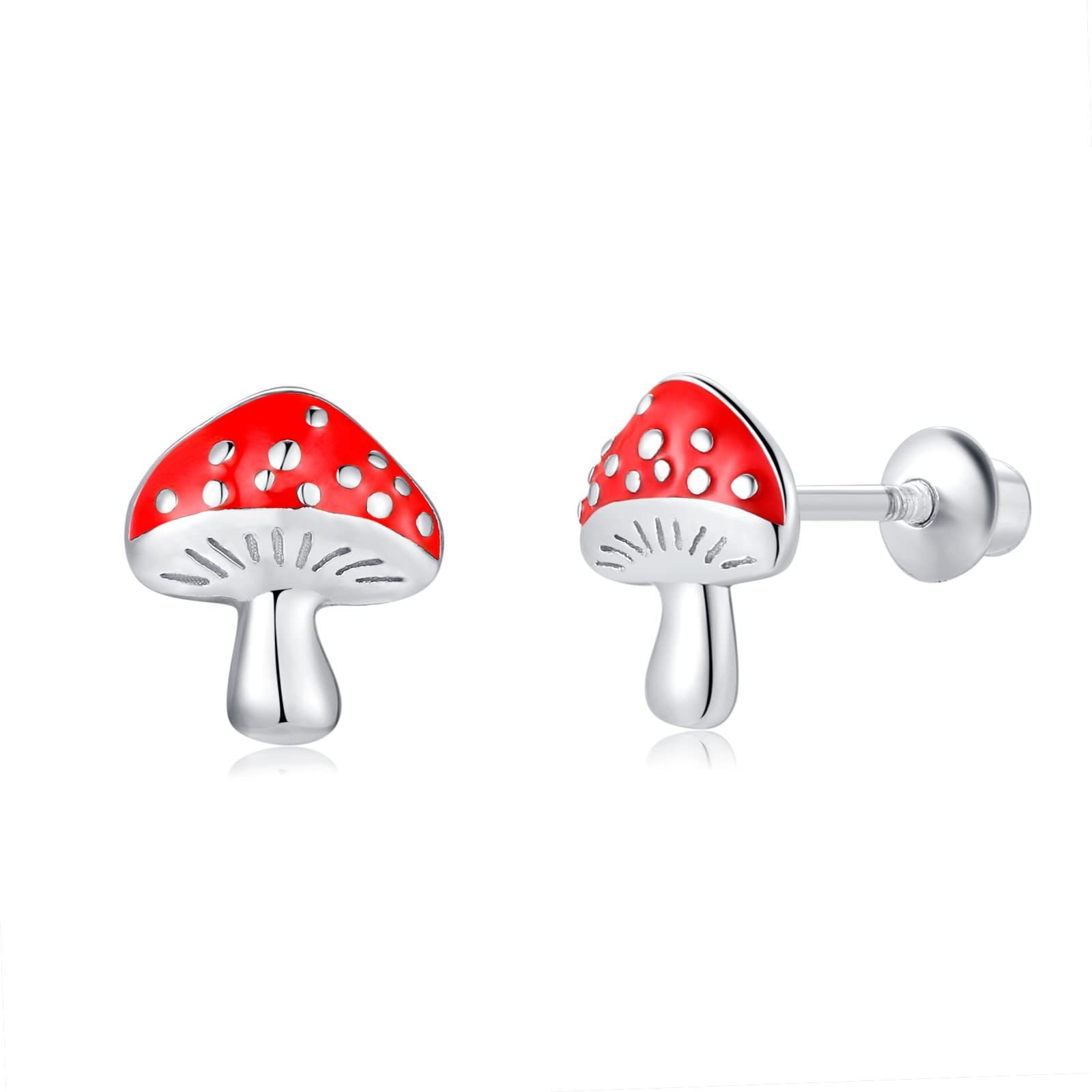 🌌🍄Starry River Mushroom Design Fashion Studs