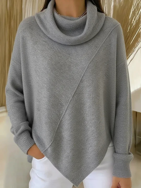 2025 Women's Autumn and Winter Cozy Cowl Neck Sweater