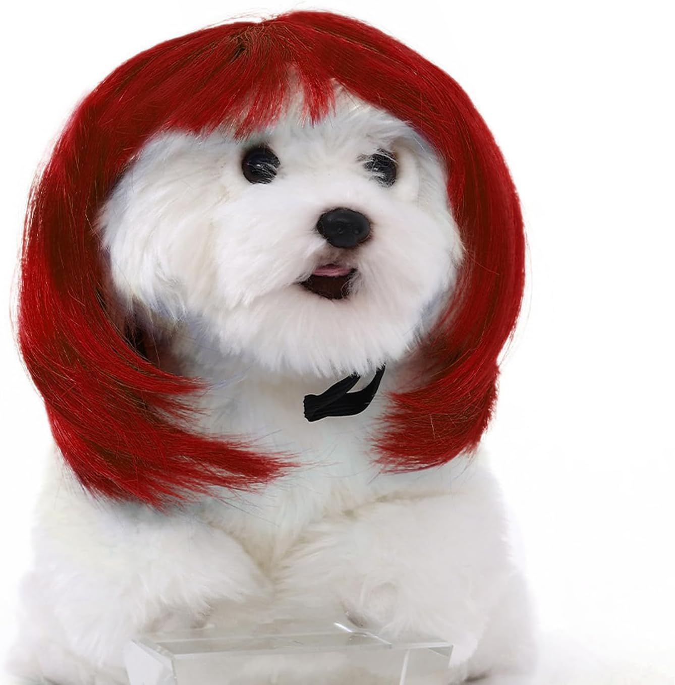 Cute Short Hair Wig Pet Headband