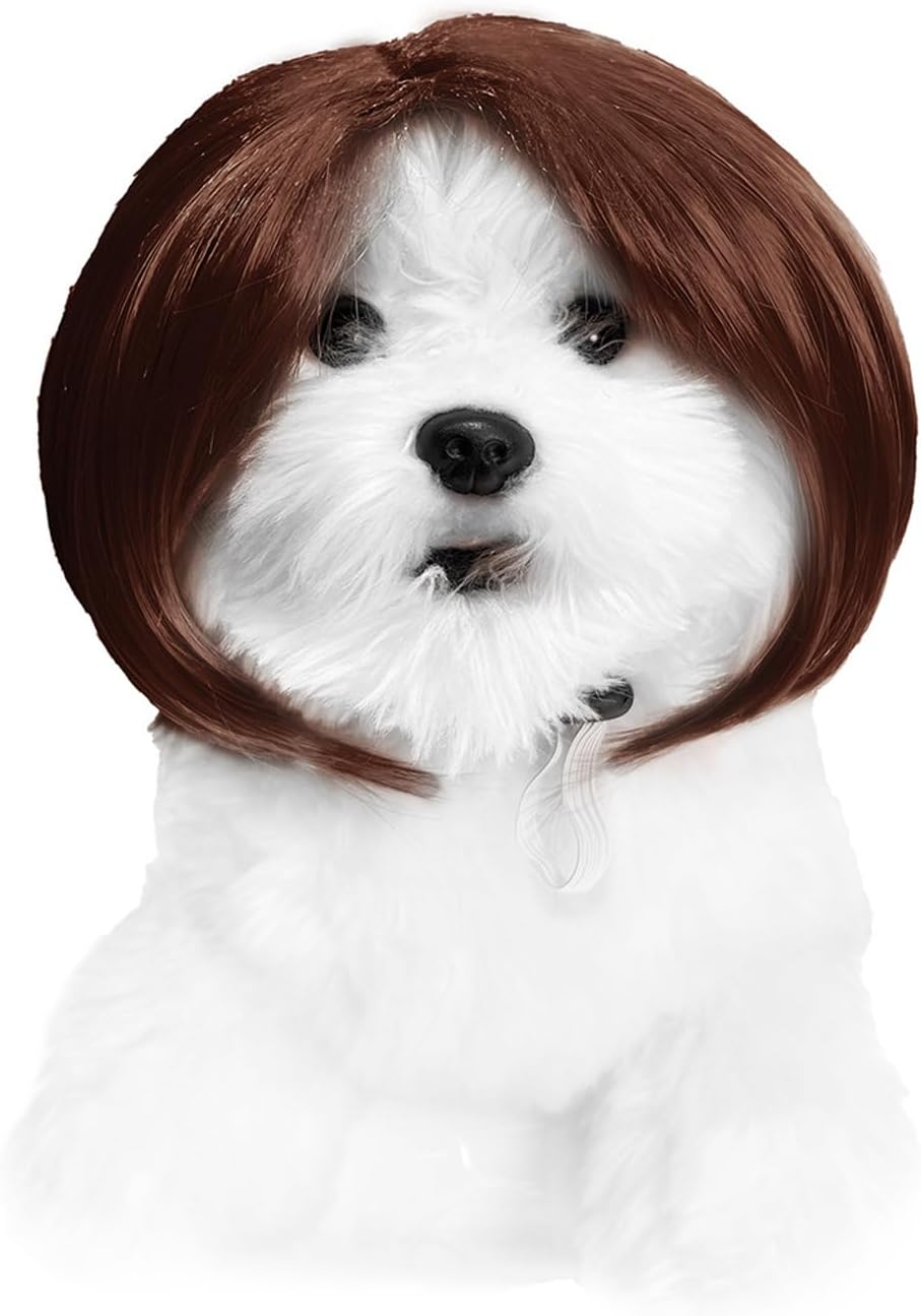 Cute Short Hair Wig Pet Headband