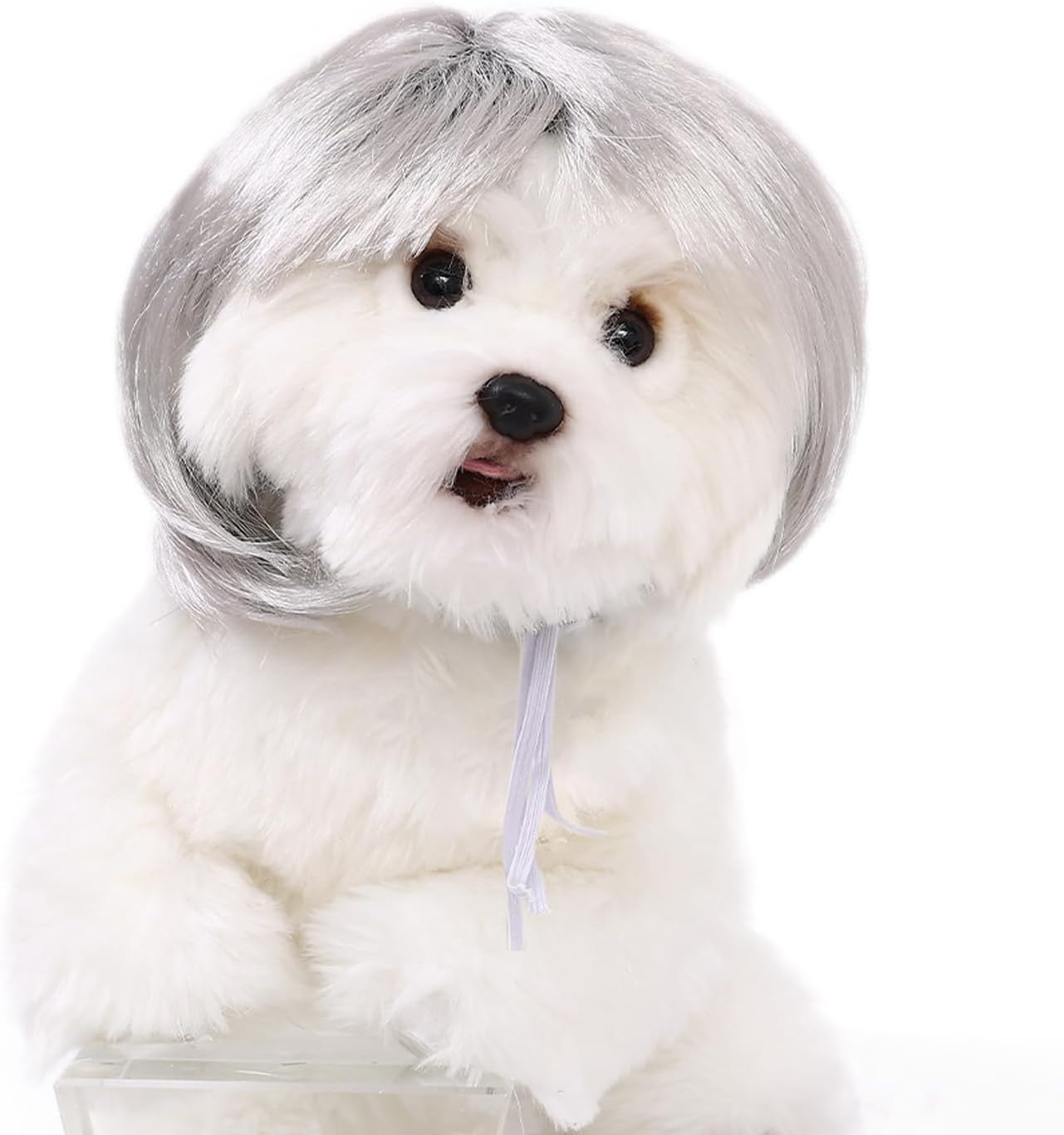 Cute Short Hair Wig Pet Headband