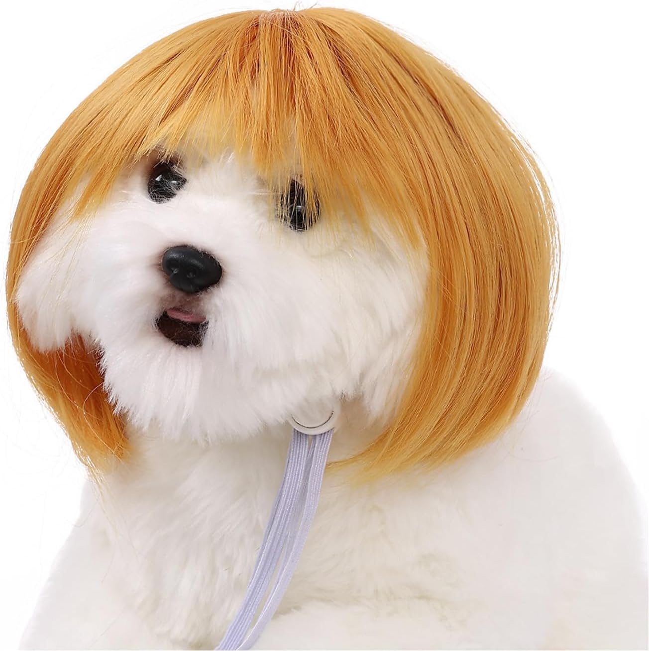 Cute Short Hair Wig Pet Headband