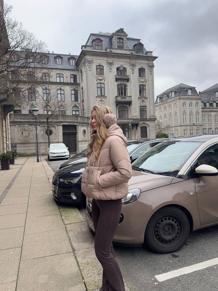 Aijo puffer jacket - Beige