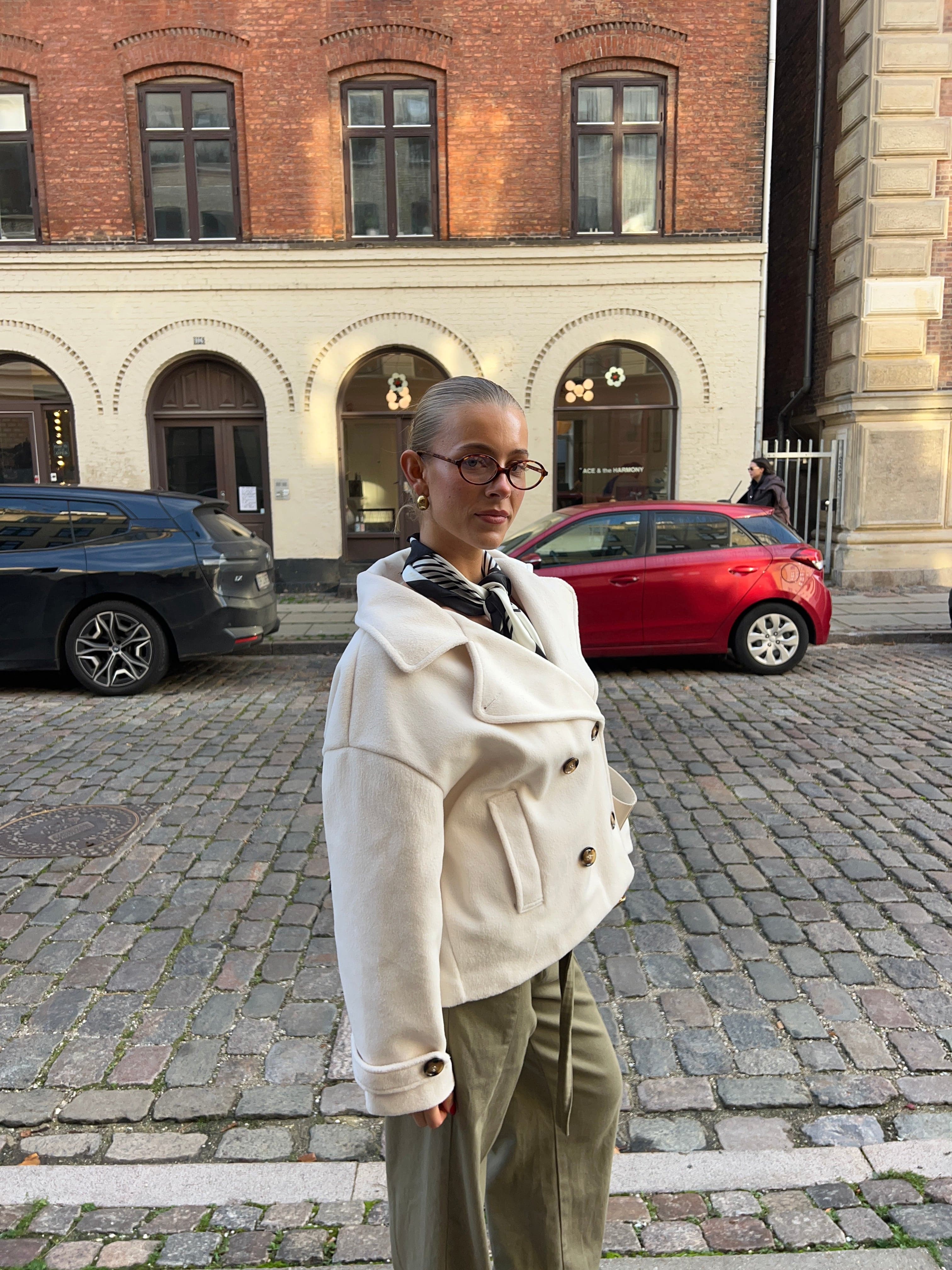 Kelly short coat - White