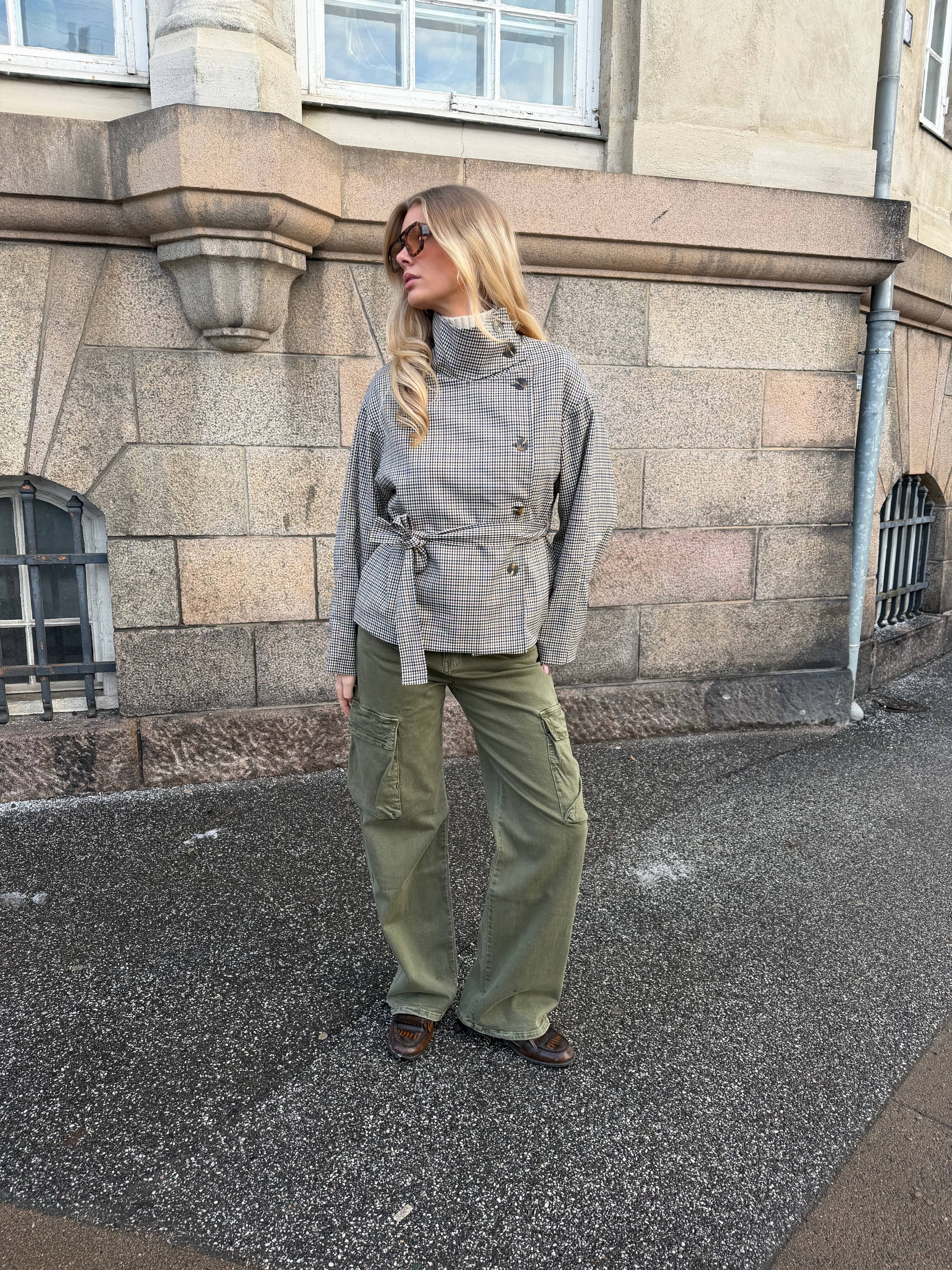 Raya baggy cargo jeans - Dark green
