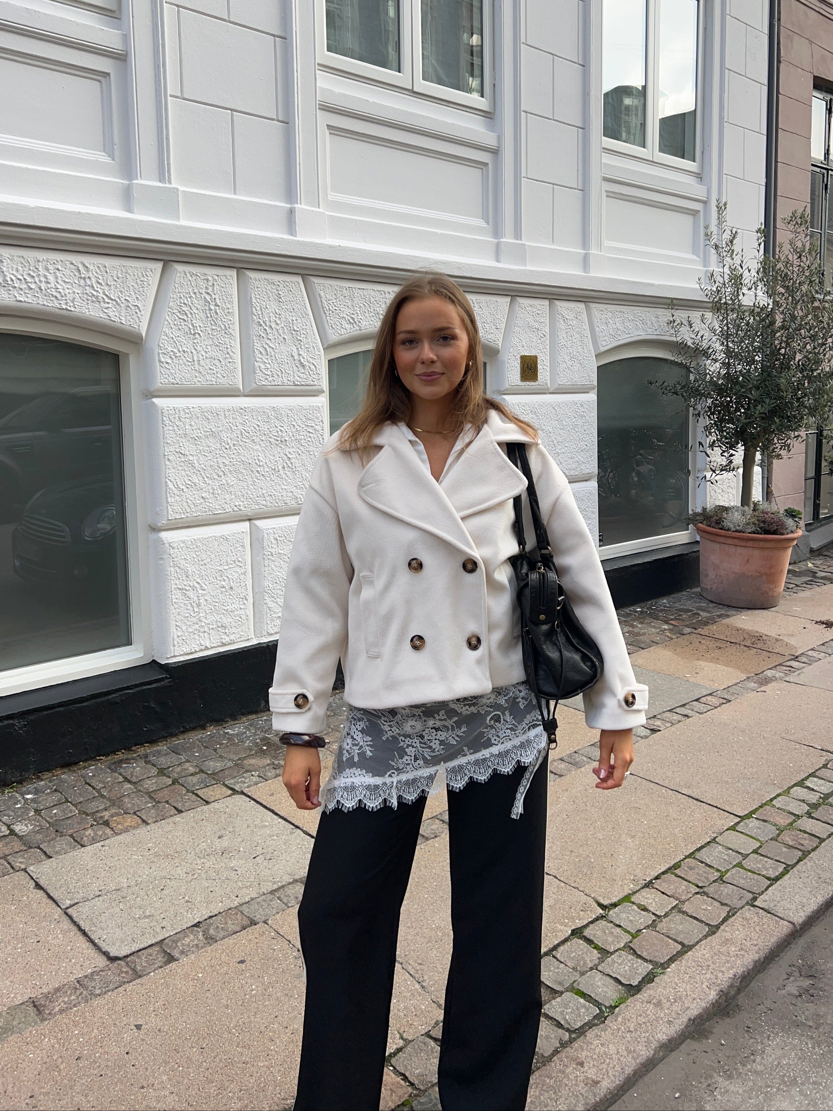 Kelly short coat - White