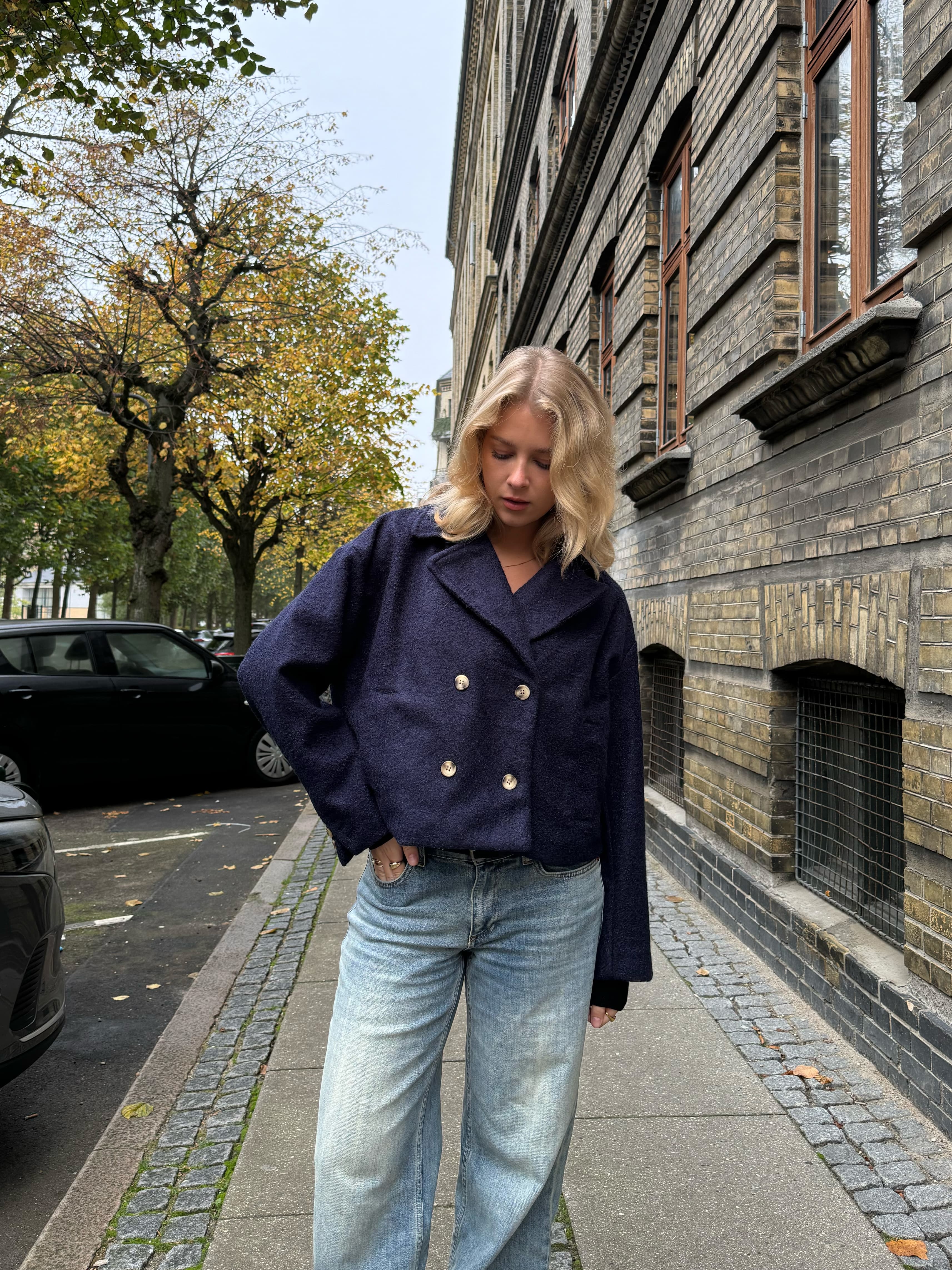 Zia trenchcoat - Navy