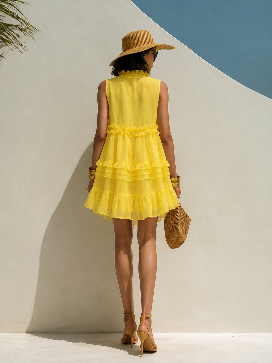 Ava | Women's Peplum Mini Dress