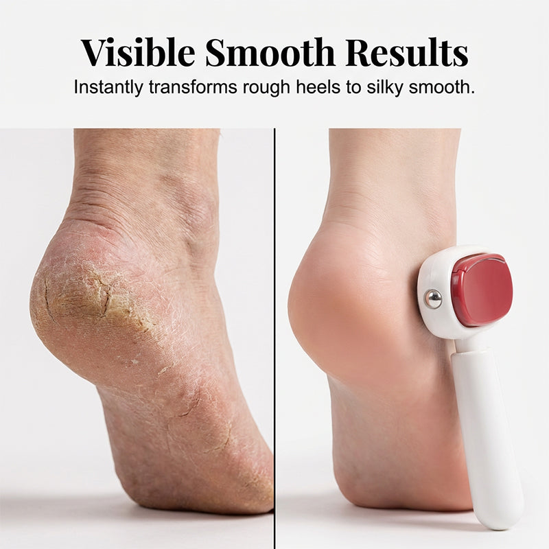 Foot scraper smoothing rough dry heel areas