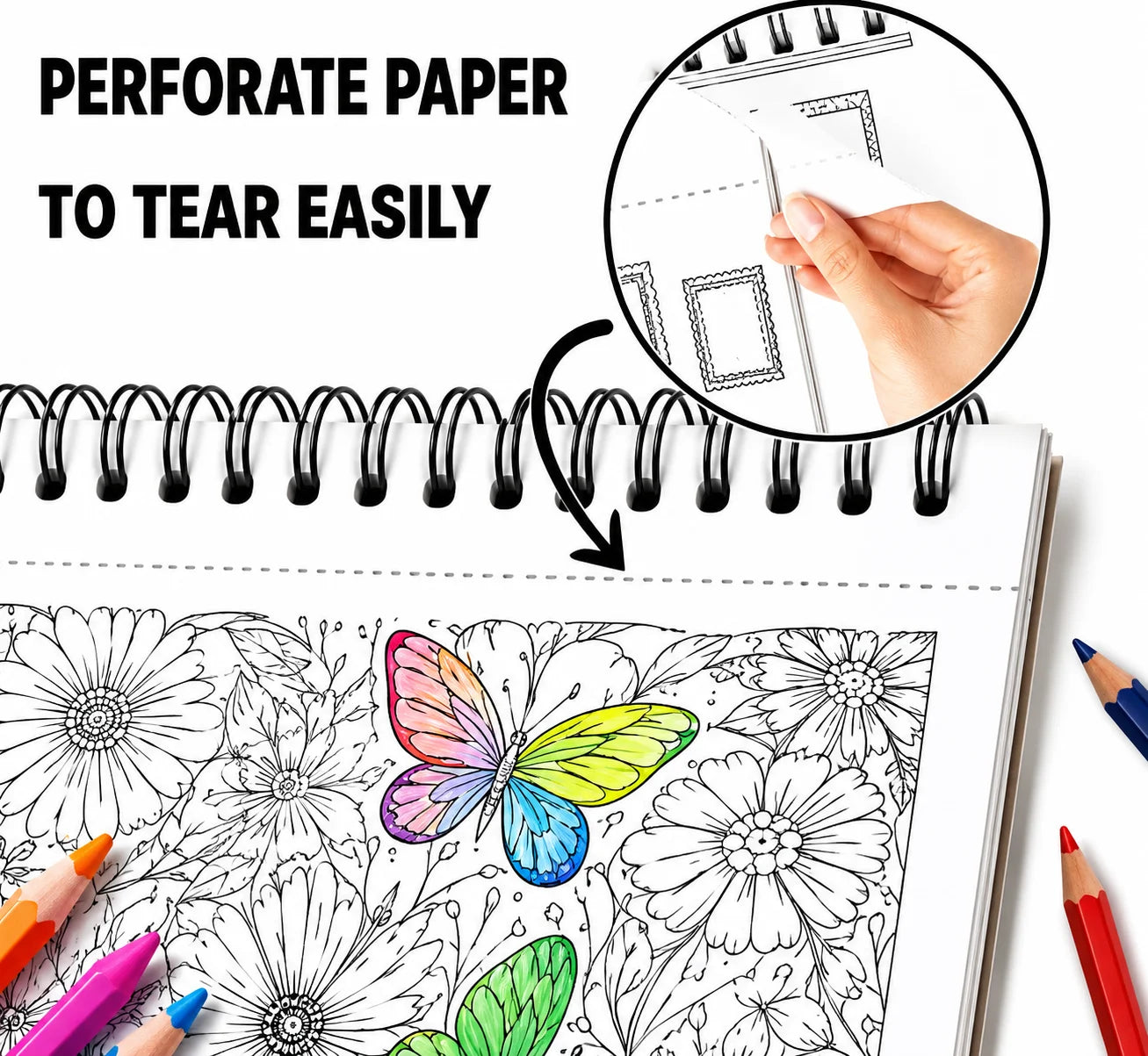 🎨✍️Adult Coloring Stress Relief Books(✨Hardcover)